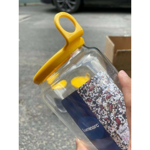 Hũ đựng thực phẩm thủy tinh Luminarc Rondo Smile 1000ml