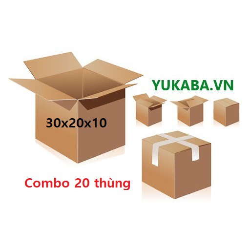 HL - Combo 20 thùng carton 30x20x10