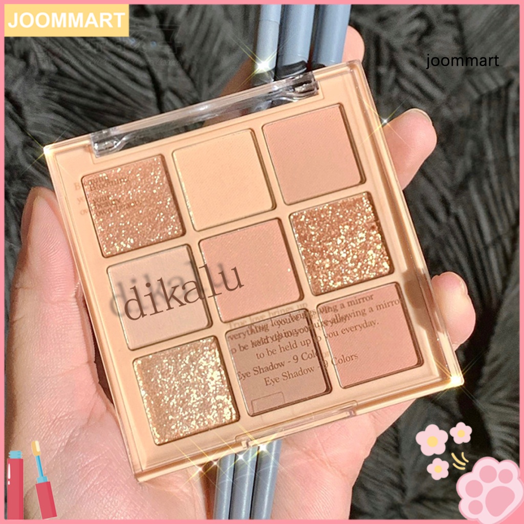 [Hàng mới về] Bảng phấn mắt 9 màu có sắc tố cao dùng trang điểm khi đi dự tiệc | BigBuy360 - bigbuy360.vn