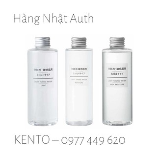 Nước hoa hồng Muji Light Toning Water 200ml Nhật Bản
