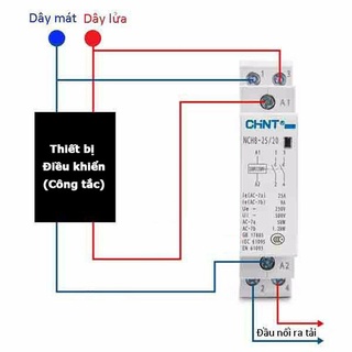 Khởi động từ 1 pha CHINT NCH8-25A/220V