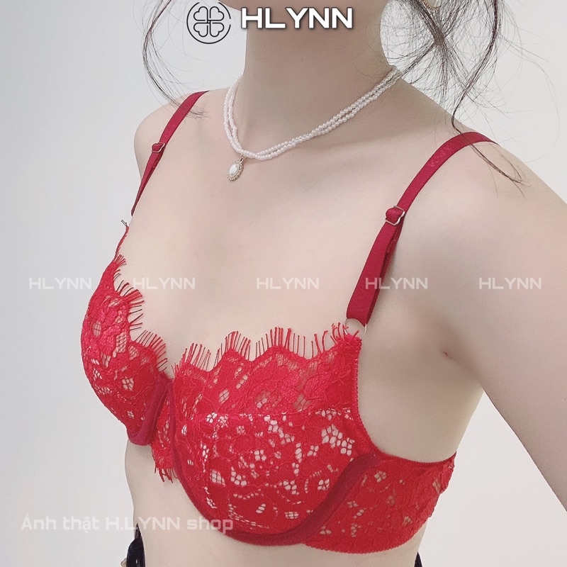 Áo lót ren bralette có gọng không mút m140