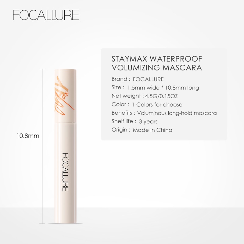 FOCALLURE Chuốt mi mascara chống thấm nước cong mi lâu trôi 4.5g