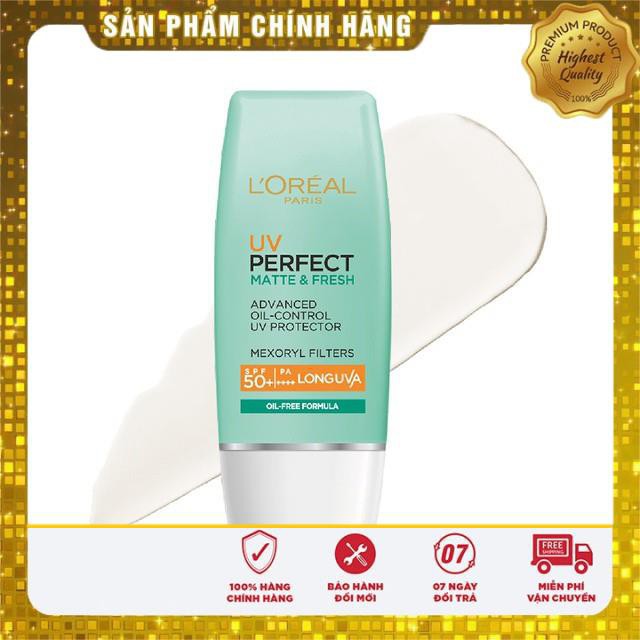 [CHÍNH HÃNG] Kem chống nắng L'Oreal Paris UV Perfect SPF50+ PA++++ 30ml | BigBuy360 - bigbuy360.vn