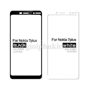 Kính cường lực 5D cho Nokia 7 Plus full toàn bộ màn hình