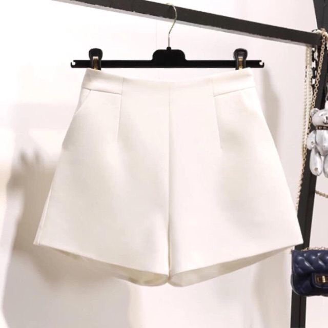Quần sooc đùi vải cạp cao cho nữ, quần short cạp cao - Domiu | BigBuy360 - bigbuy360.vn