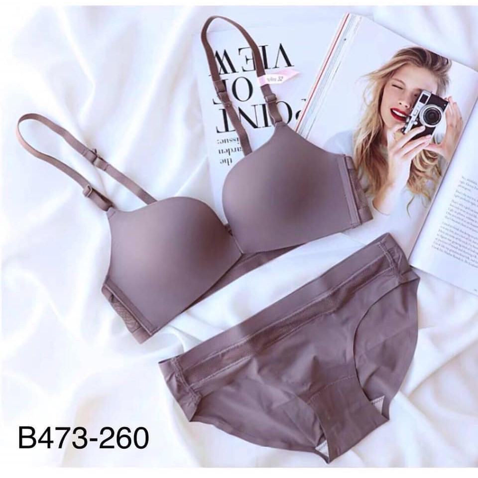 Sét bộ lót su đúc khuy cài trước xuất Hàn | BigBuy360 - bigbuy360.vn