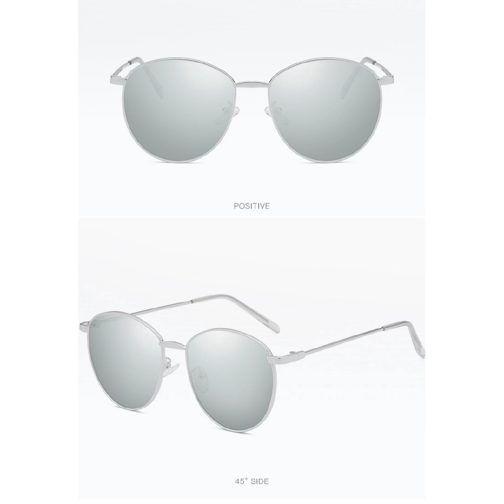 Kính mát Thời trang kim loại trùm đầu cho nam và nữ