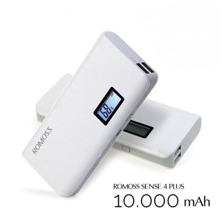 [HÀNG CHÍNH HÃNG + BH 1 NĂM] Pin Sạc Dự Phòng Romoss Sense 4 Plus Chính Hãng Dung Lượng 10.000mAh -2 Đầu Cổng,Có Đèn Led