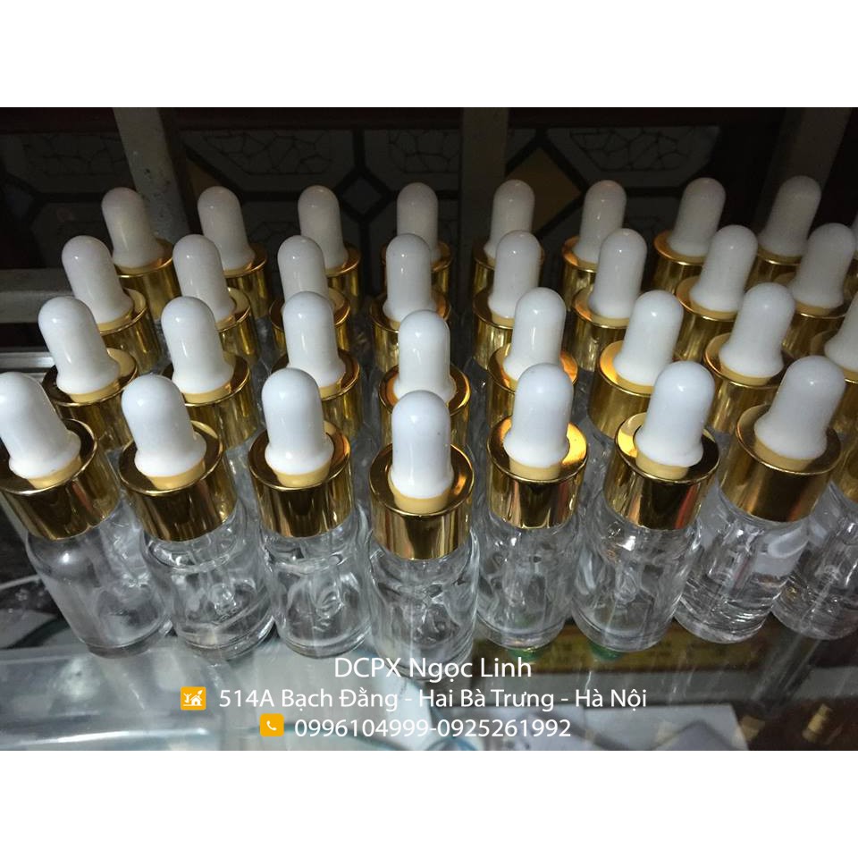 5 lọ chiết 10ml trắng ,5ml nâu