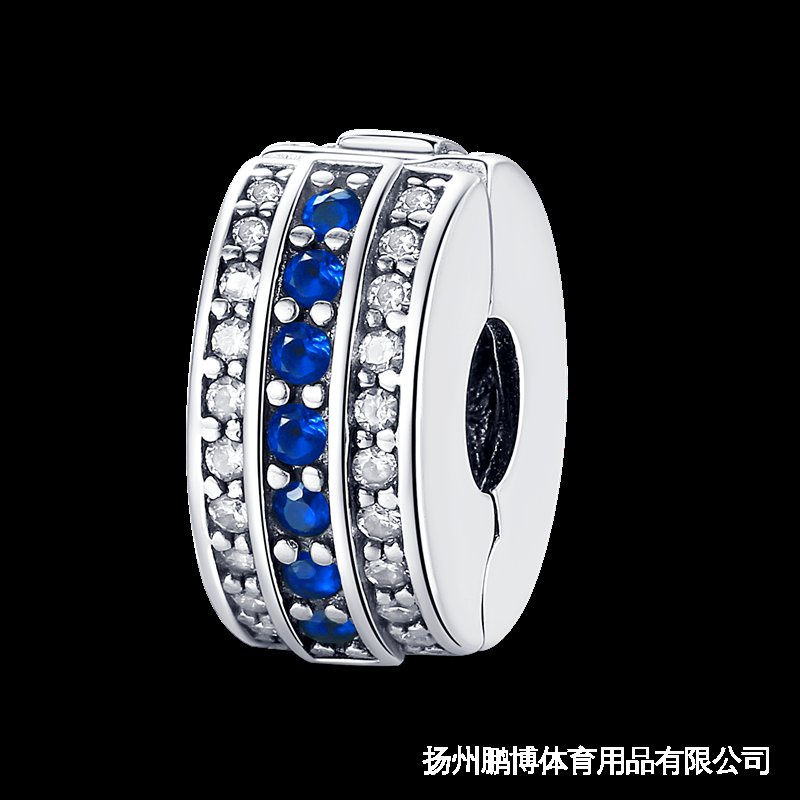 Original Breloque Charms 925 Silver Fizzy CZ zirconia Charm Beads Fit Pandora during Bracelet Original Bracelet