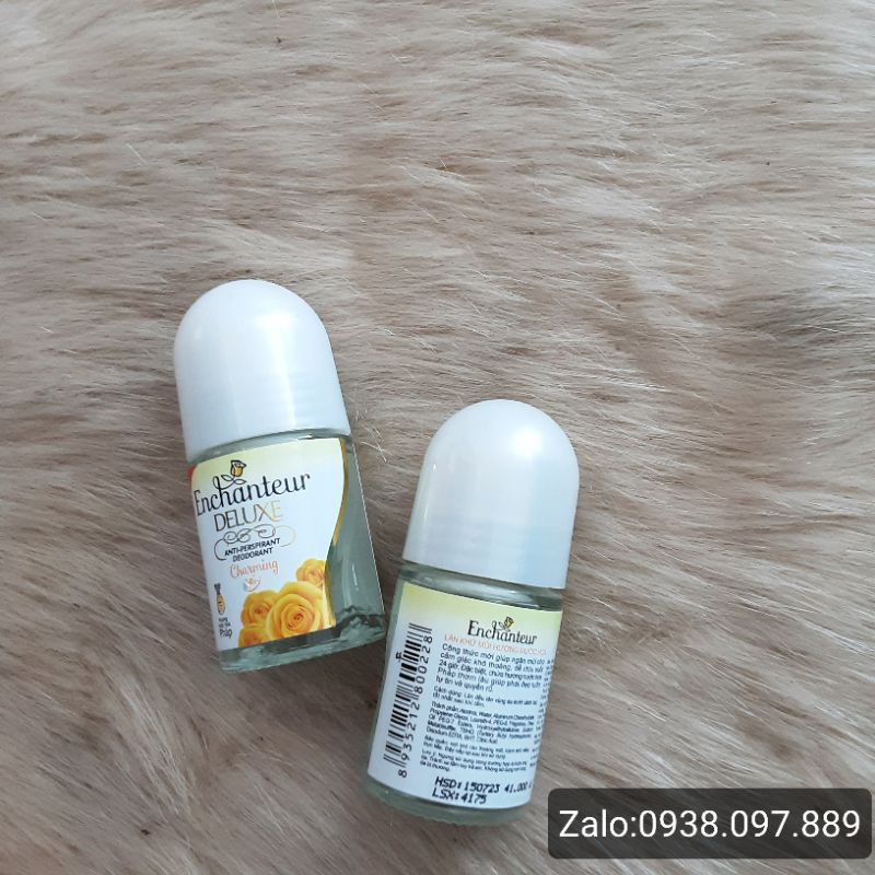 Lăn khử mùi hương nước hoa Pháp Enchanteur 25ml