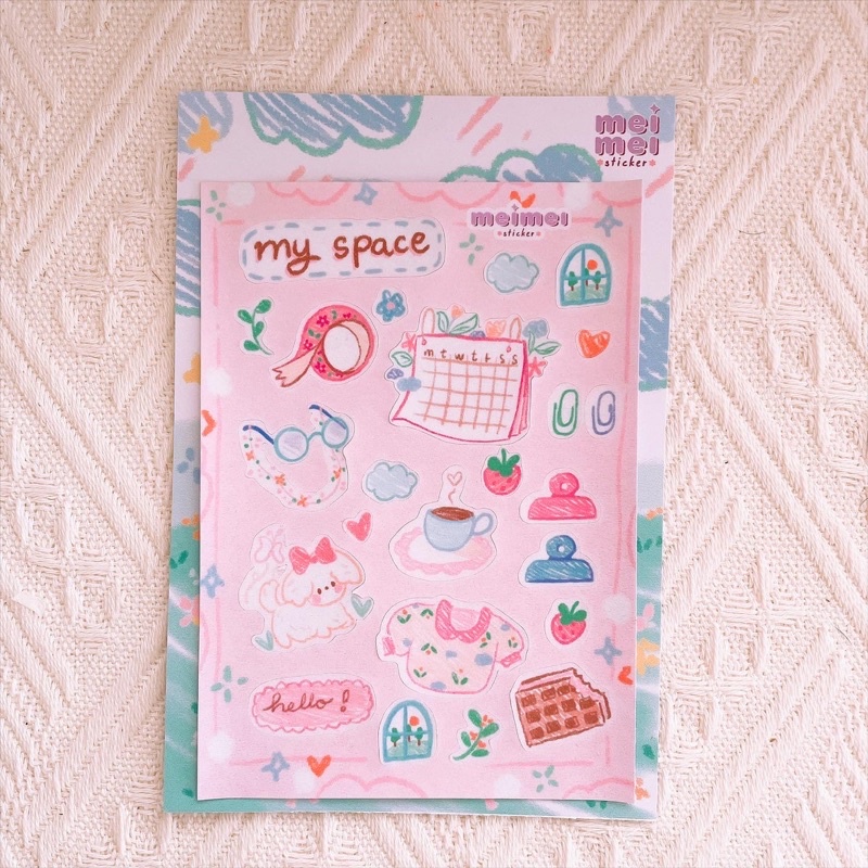My Space - Sticker kim tuyến - Meimei Sticker