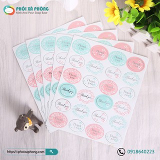 Bộ Sticker Chữ Thank You