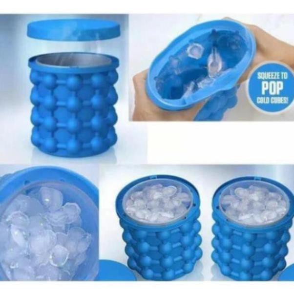 Cốc làm đá đá Ice Genie thông minh tiện dụng . Size lớn 40 viên