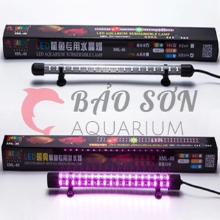 Đèn led xuanmeilong xml 80 - 100 - 120cm - 150cm - 2 hàng led đỏ cá không đỏ nước - vàng cá không vàng nước