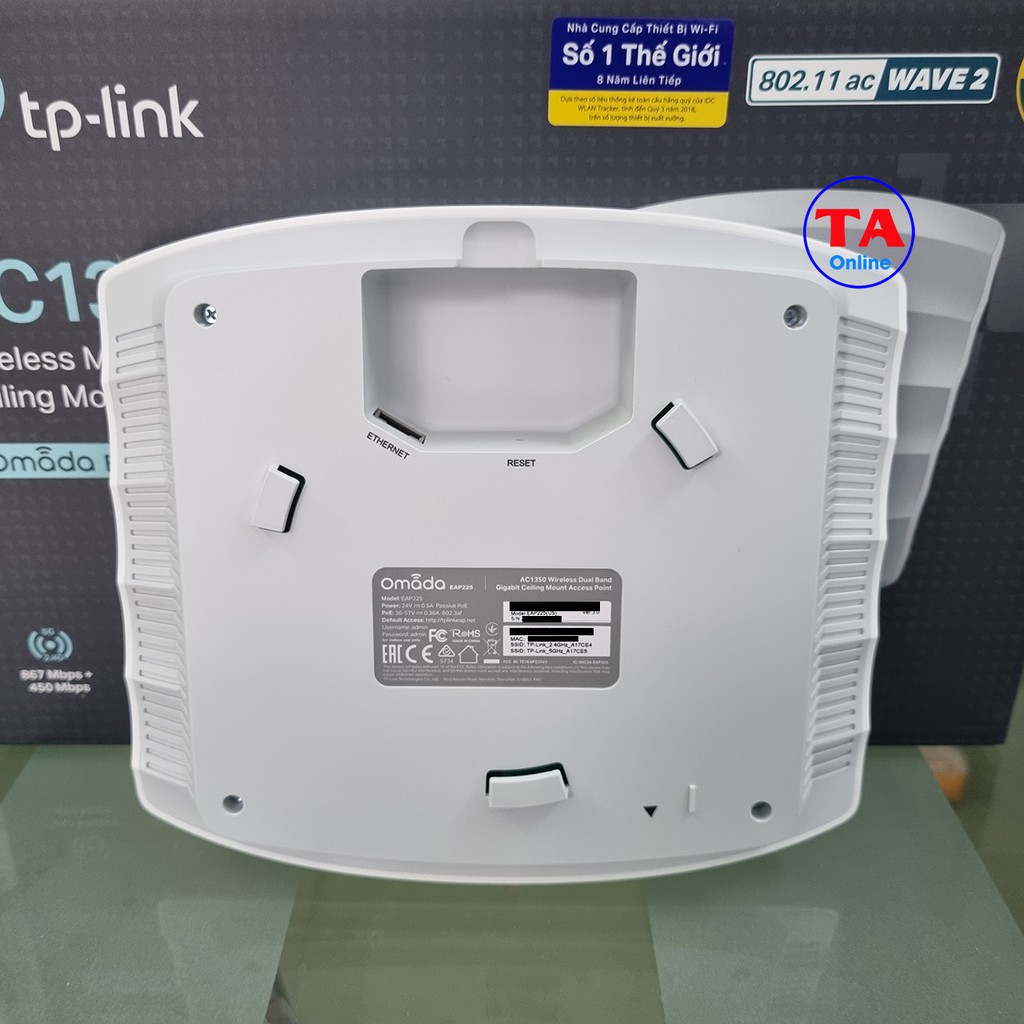 Bộ phát WiFi doanh nghiệp TP-Link Omada EAP225