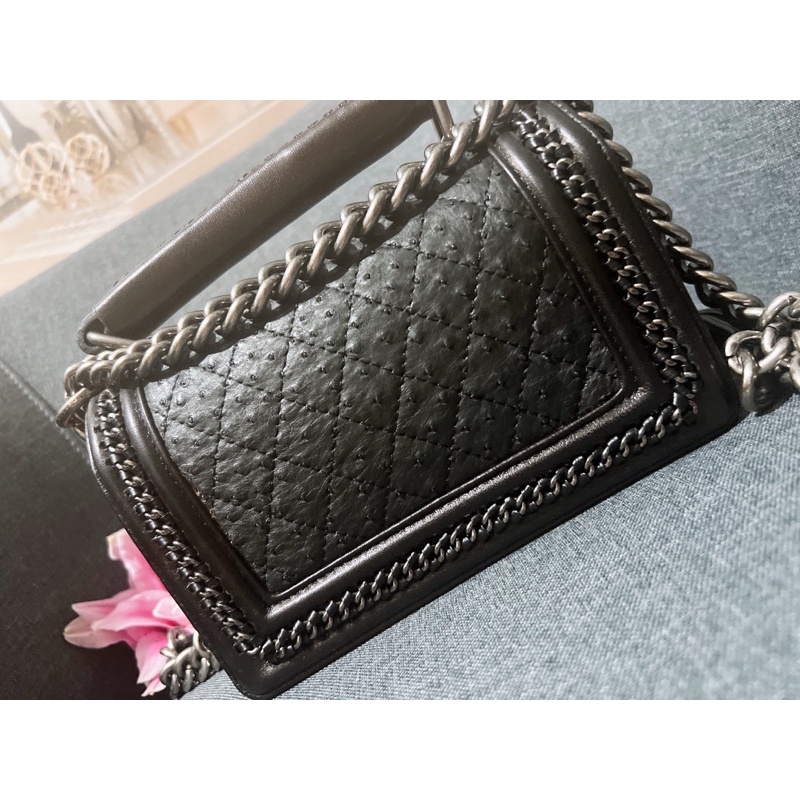 Túi chan*l boy da điểu thật hàng tuyển