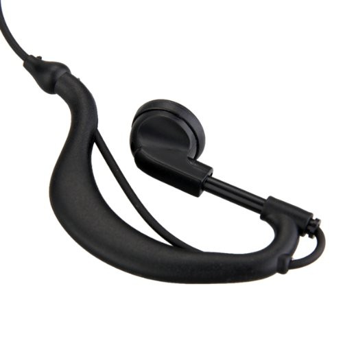 Ear-Hook LED Headset Earpiece for Kenwood Walkie Talkie Radio