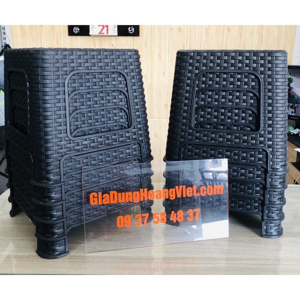 Combo 10 Ghế Lùn Giả Mây Giao Grab Nhanh HCM