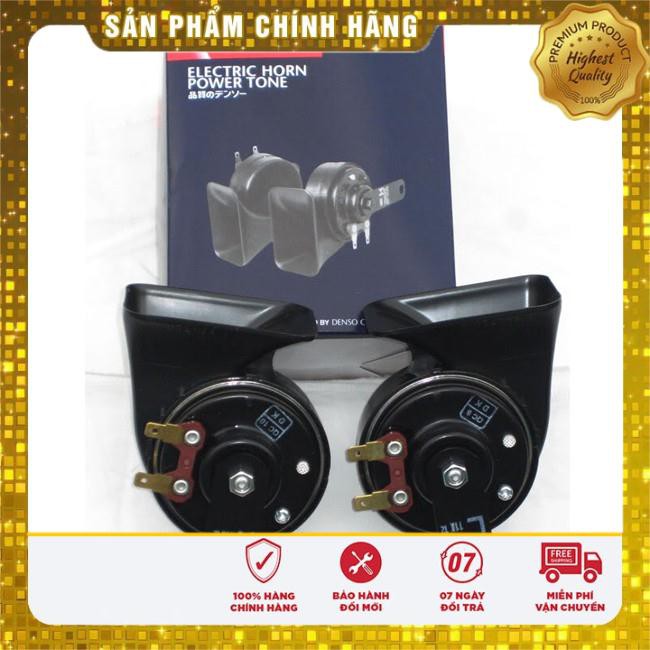 HCM_CÒI SÊN DENSO NHẬT BẢN CHO XE Ô TÔ - Kèm rắc còi