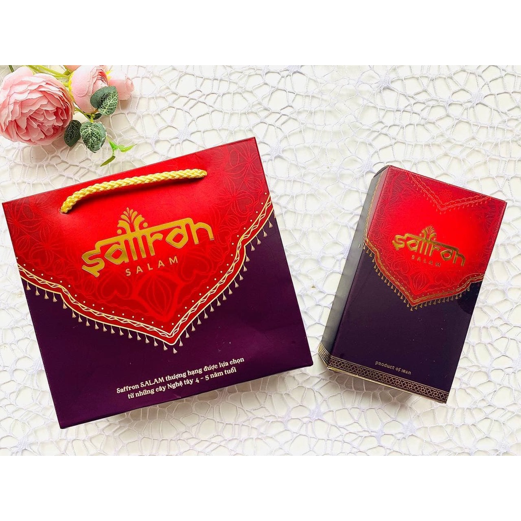 Nhụy Hoa Nghệ Tây Saffron Salam 1Gram/hộp