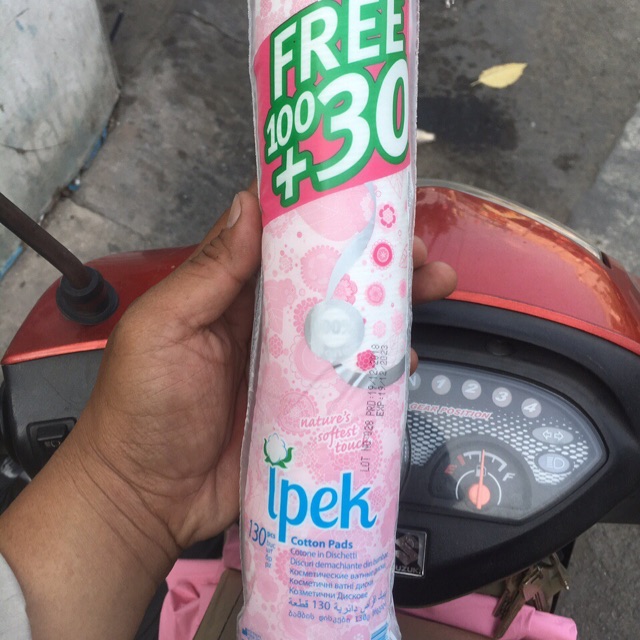 Bông tẩy trang IPeK 130 miếng