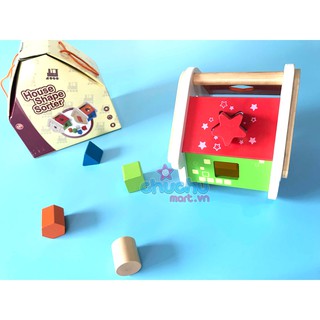 Nhà thả khối gỗ