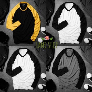 Áo Tay Dài Nam Phong Cách Raglan Hàn Quốc