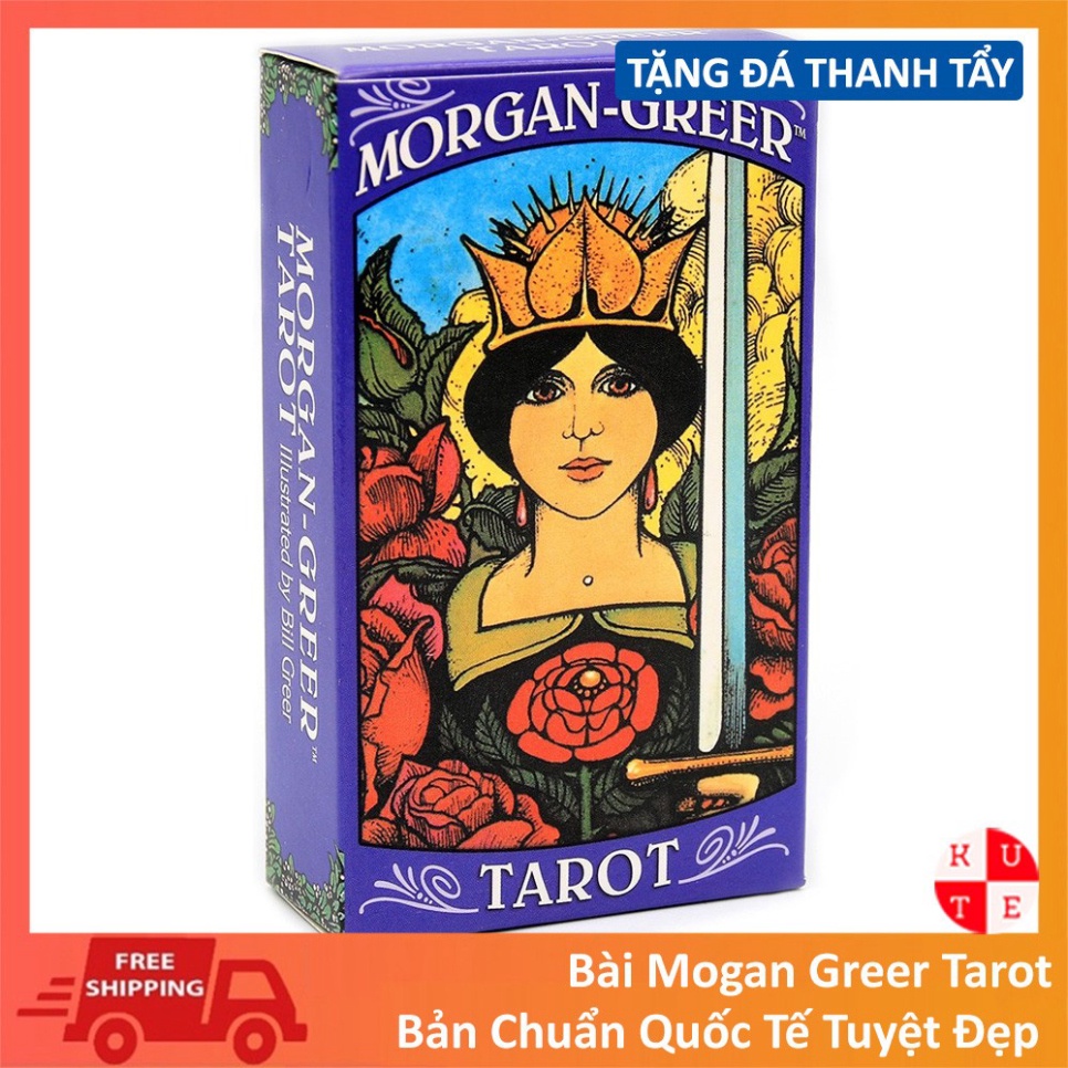 Bài Tarot Morgan Greer 78 Lá Bài Tặng Đá Thanh Tẩy