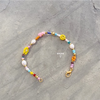 Vòng Tay Handmade Fresh Water Pearl Hình Mặt Cười
