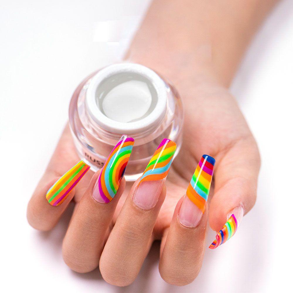 XIANSTORE Nail Design Solid State Shaping Carving DIY 3 in 1 Russian Nail Gel Polish Professional UV LED Manicure Functional Gel For Fake Nail Fast Drying