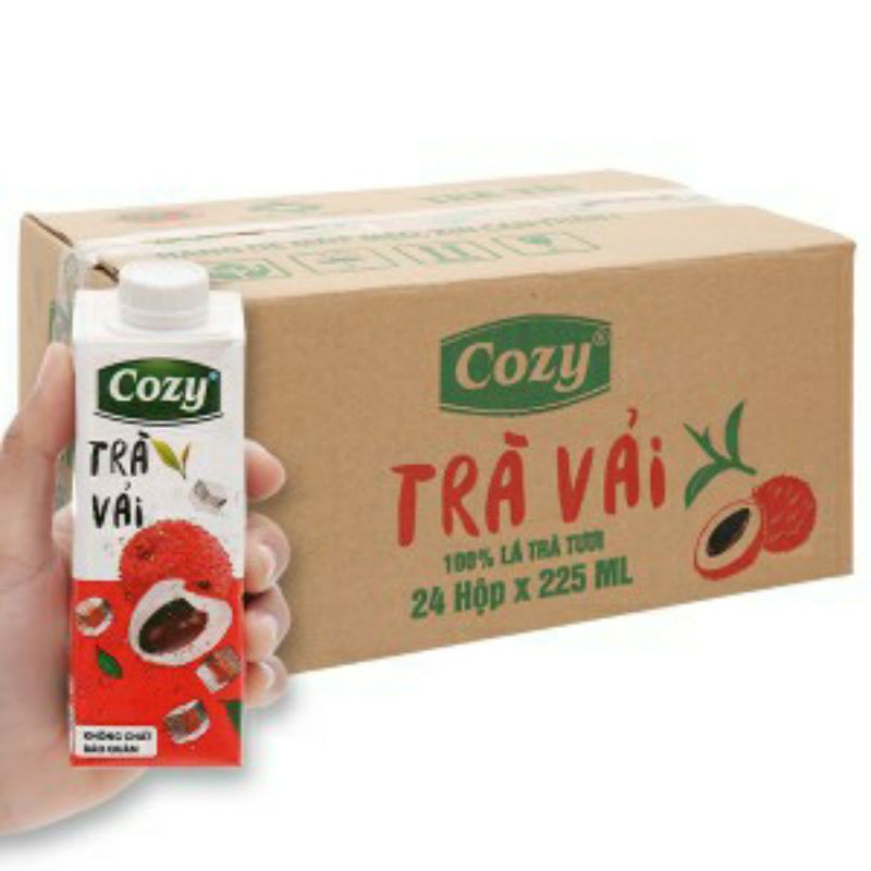 Trà Đào Sả - Trà tắc Mật Ong - Trà Vải 1 thung 24 hộp.