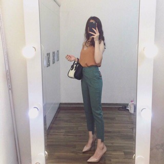 Quần tây vạt lệch