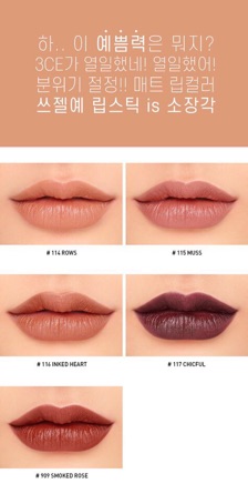 Son 3CE Mood Recipe Matte Lip Color 