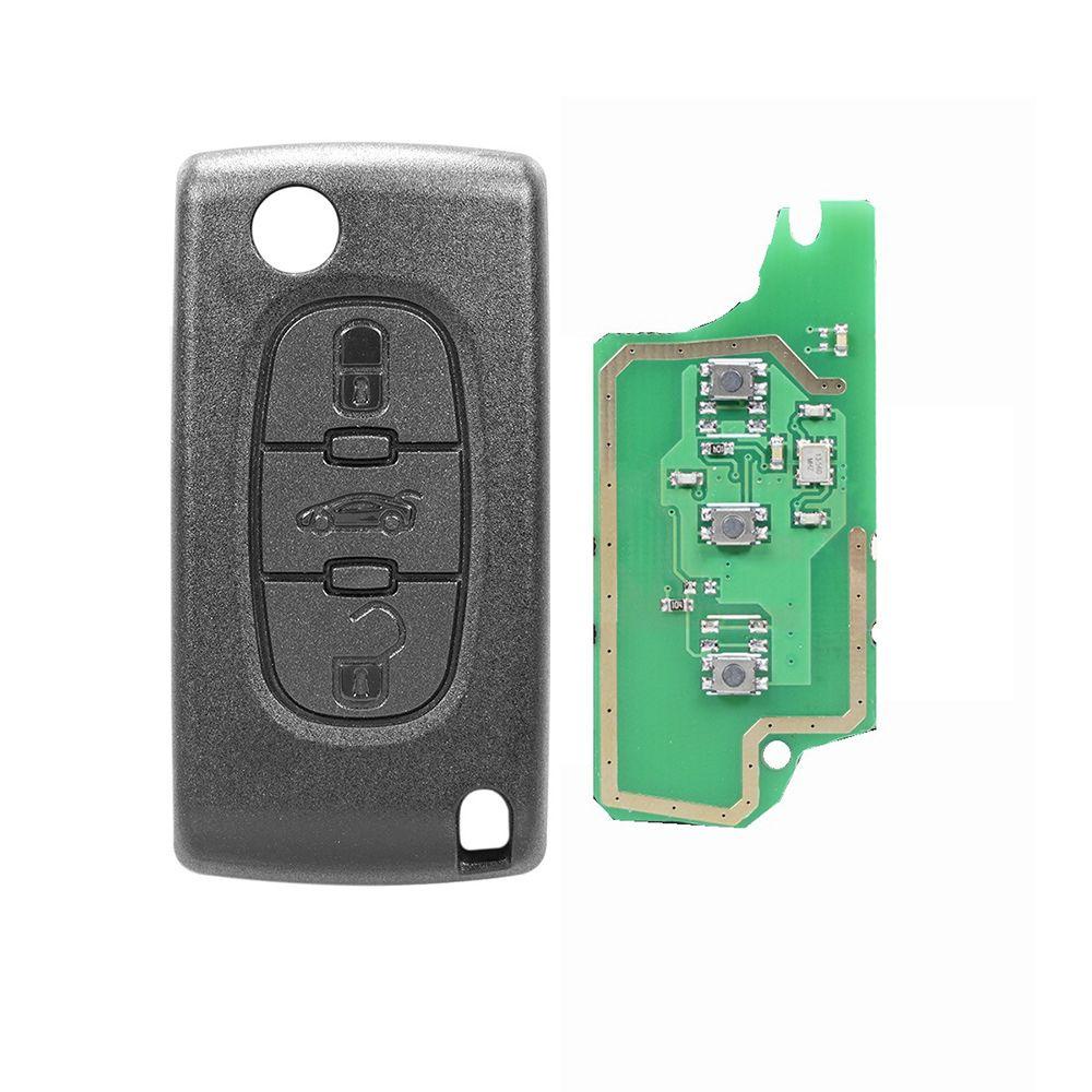 MYRONGVN Chìa Khóa Điều Khiển Từ Xa 433MHz Cho CITROEN C1 C2 C3 C4 C5 Berlingo Picasso