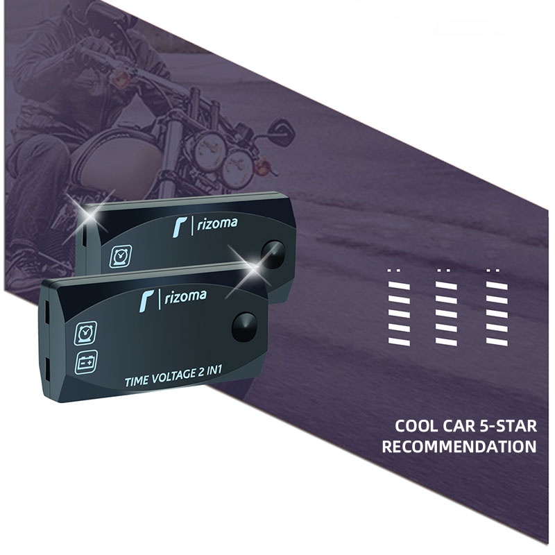 1 Vôn Kế Điện Tử Đa Năng Hiển Thị LED Chống Nước IP67 2 Trong 1 Cho Xe Hơi / Xe Máy / Tàu Thuyền