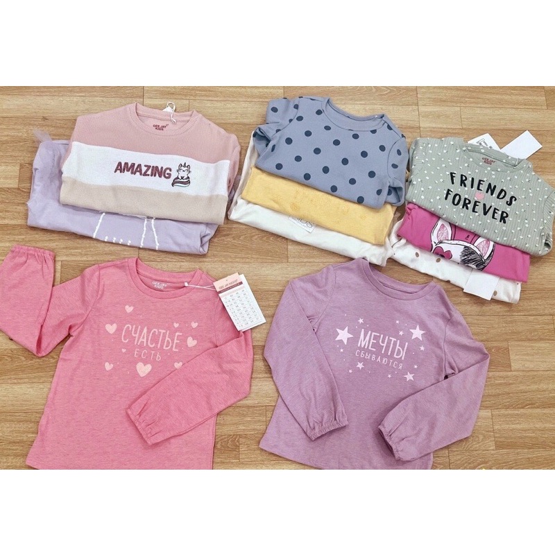 Áo thu đông bé gái  satsunkid