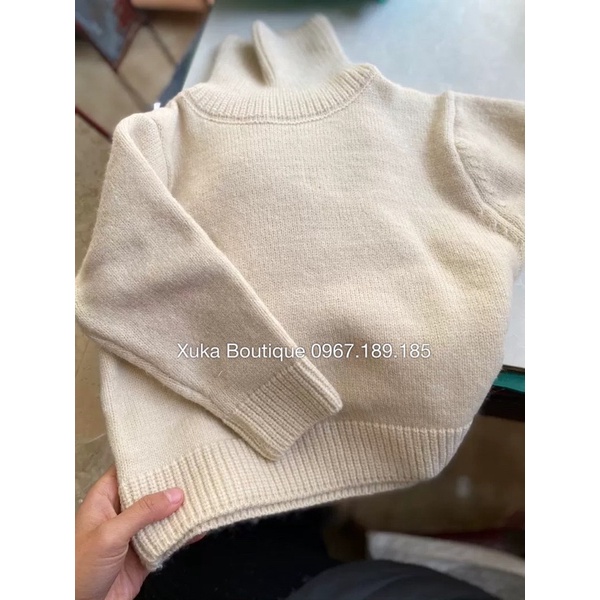 Bộ Quần Áo Len Thiết Kế Hàn Quốc KUMAI KIDS Cao Cấp Cho Bé