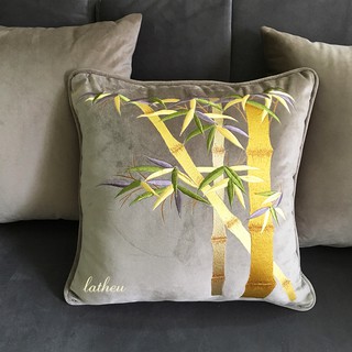 Gối tựa sofa trang trí (vỏ gối chưa kèm ruột) - Tre