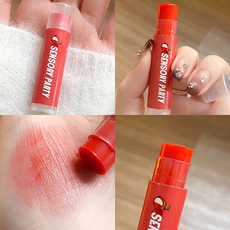 Set 3 Son Dưỡng Hương Trái Cây SENSORY PARTY - Nội Địa Trung