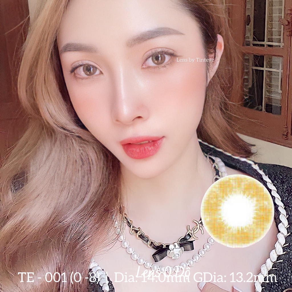 [Mã SKAMCLU8 giảm 10% cho đơn từ 100K] Kính Áp Tròng Tinteye Lens Lavie Brown TE-001