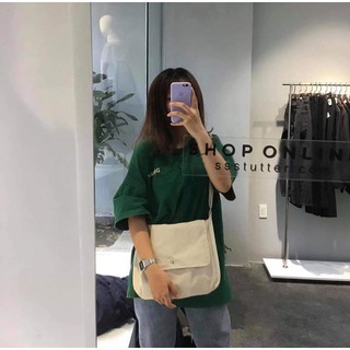 Túi vải vintage đeo chéo