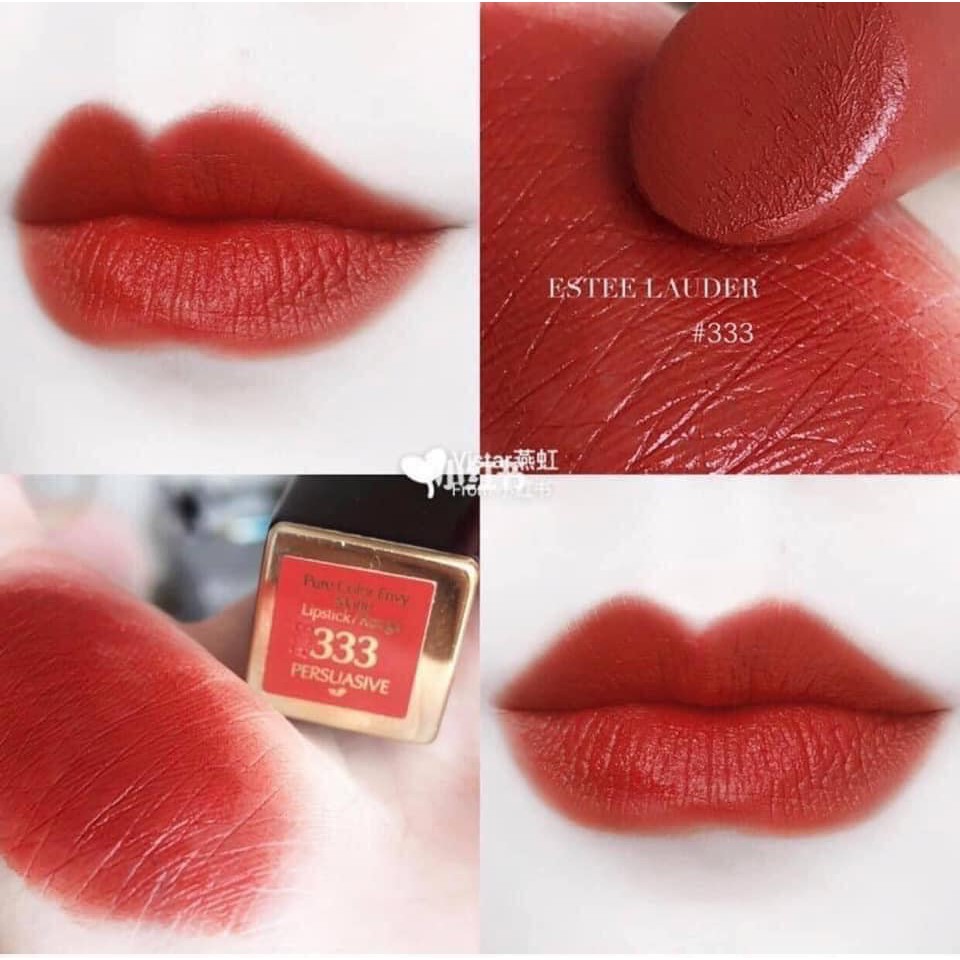 Son estee lauder 333 Cam Cháy Fullsize Unbox