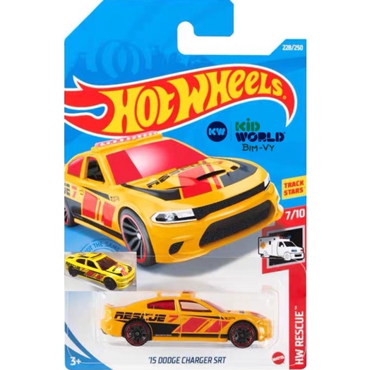 Xe mô hình Hot Wheels basic '15 Dodge Challenger SRT GTB14.