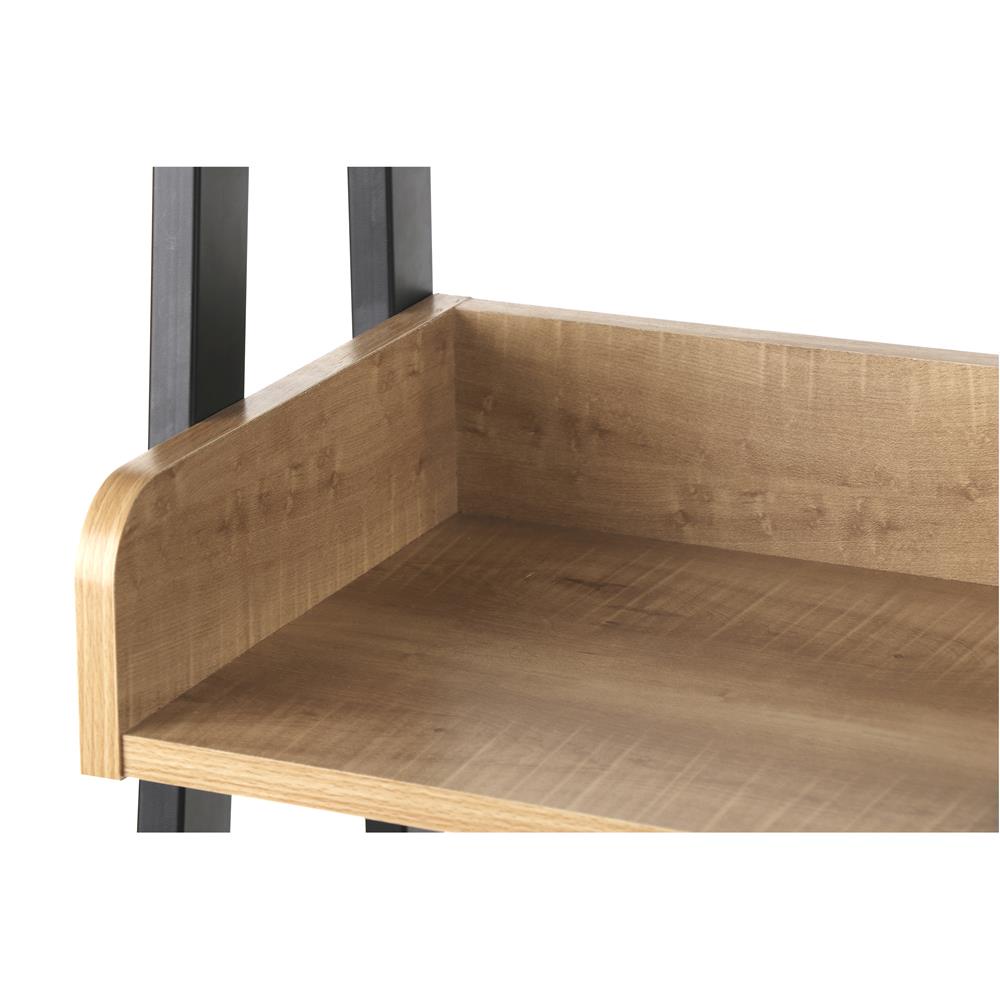 HomeBase FURDINI Bộ kệ 5 tầng MDF khung thép GEBBER Thái Lan W76xH160xD33cm màu gỗ