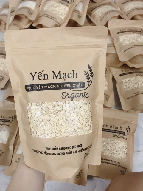 Yến mạch Úc tươi organic Úc hỗ trợ giảm cân, ăn dặm gói 500g