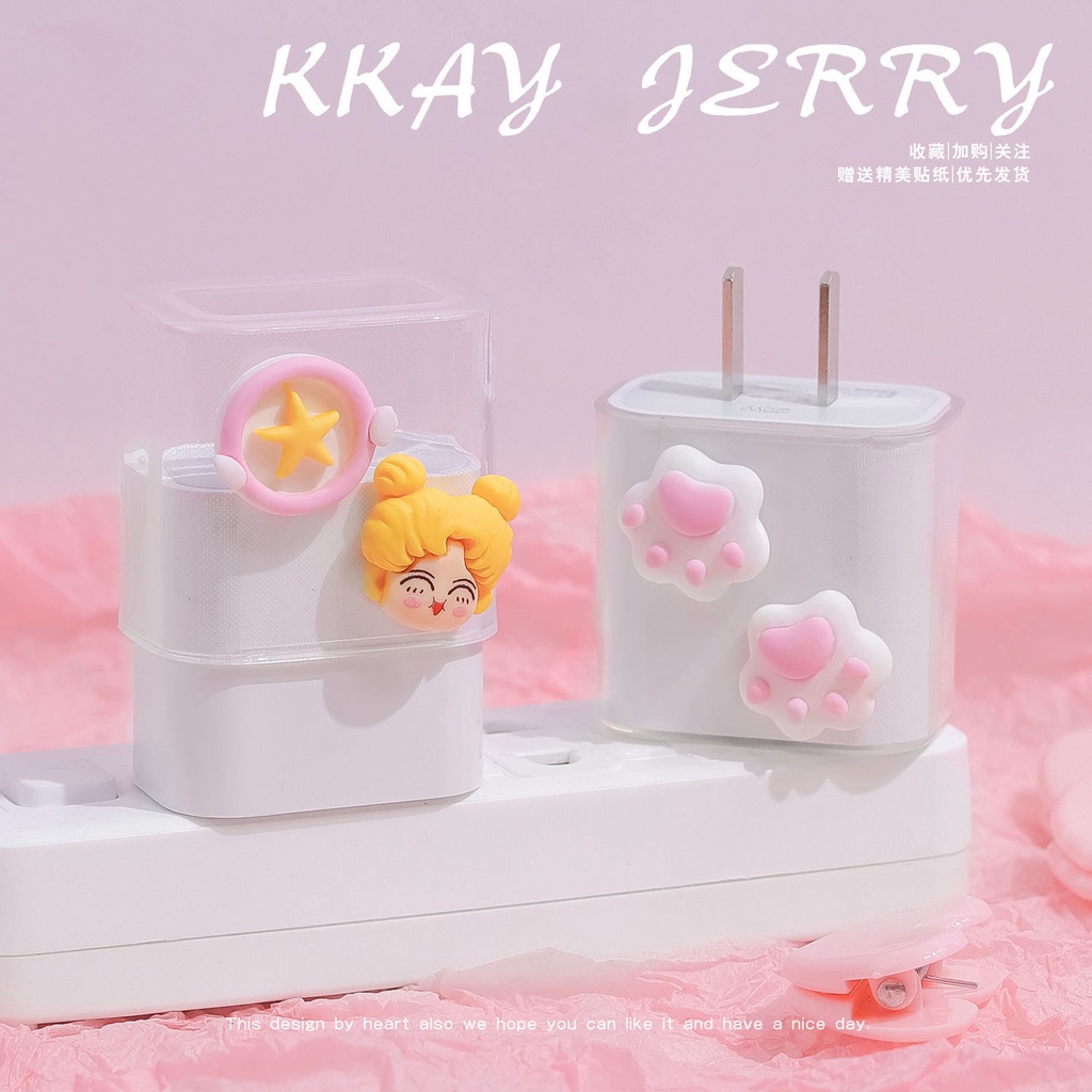 Vỏ Bọc Bảo Vệ Đầu Sạc Điện Thoại compatible for iphone 12 13 pro max 11 pro 18w 20w H