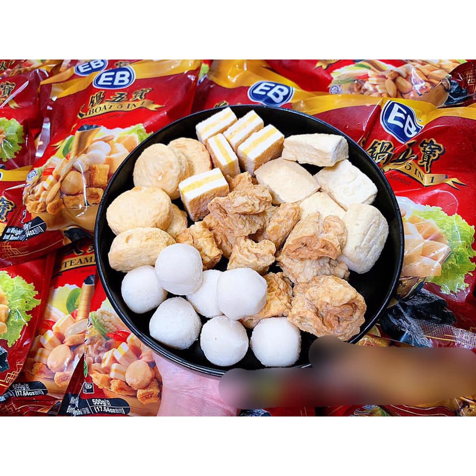 Đậu hũ mix vị/sanwhich cá/tôm hùm hàng EB siêu ngon túi 500gr