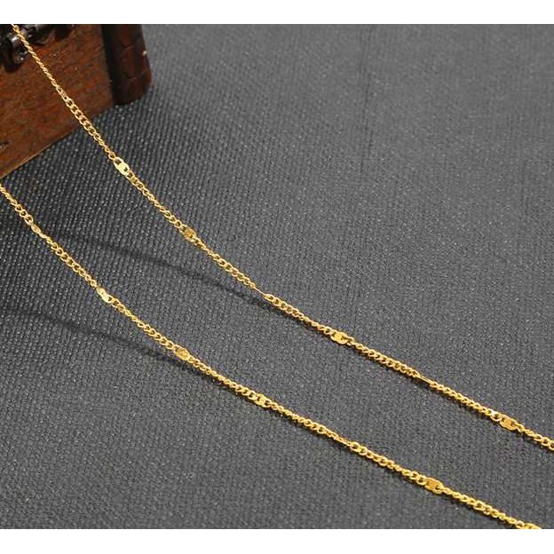 Dây xích  Beadia loại kẹp hình vòng tròn bằng sắt thời trang mới cho nữ DIY 5m